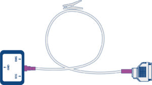 EX14 : BOITIER DE CONNEXION D'ELECTRODES